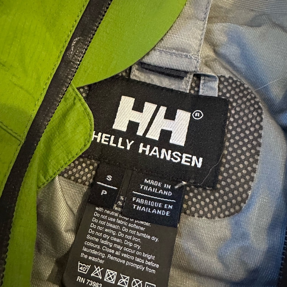 Helly Hansen Lime And Gray Jacket - image 2